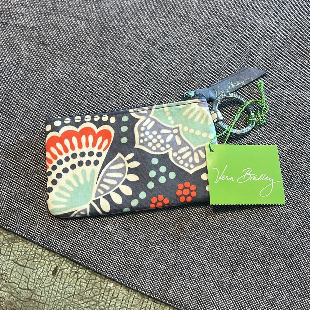 Vera Bradley Zip ID Case in Nomadic Floral NWT